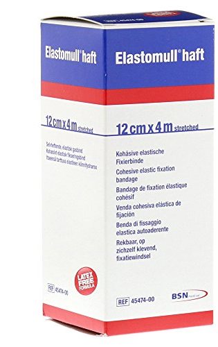 BENDA ELASTICA AUTOADESIVA ELASTOMULL HAFT COMPRESSIONE FORTE 12X400 CM - Antica Farmacia Ferrari