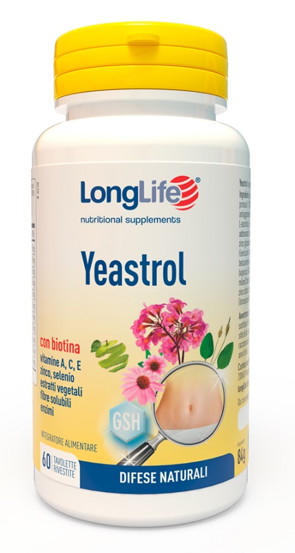 LONGLIFE YEASTROL 60 TAVOLETTE - Antica Farmacia Ferrari