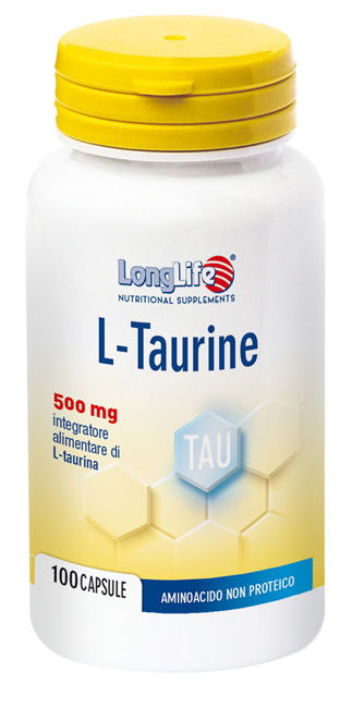 LONGLIFE LTAURINE 500 MG 100 CAPSULE - Antica Farmacia Ferrari
