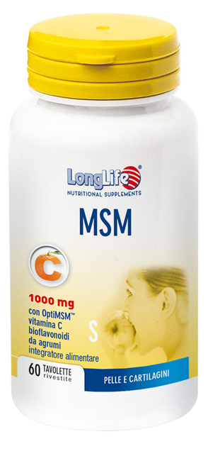 LONGLIFE MSM 1000 MG 60 TAVOLETTE - Antica Farmacia Ferrari