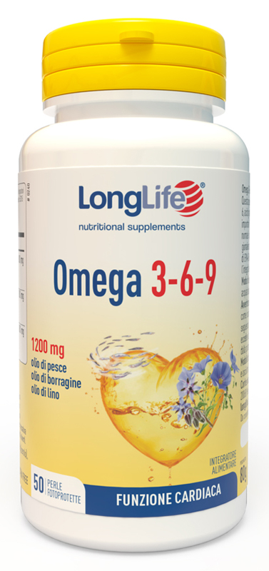 LONGLIFE OMEGA 3 6 9 50 PERLE - Antica Farmacia Ferrari