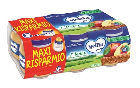 MELLIN OMOGENEIZZATO MELA 100 G 6 PEZZI - Antica Farmacia Ferrari