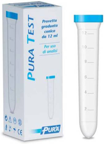 PROVETTA PER URINE PURA TEST GRADUATA CONICA 12 ML - Antica Farmacia Ferrari