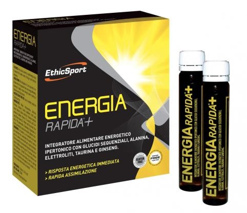 ETHICSPORT ENERGIA RAPIDA+ 10 FLACONCINI 25 ML - Antica Farmacia Ferrari