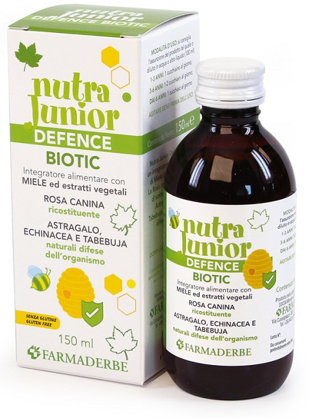 NUTRA JUNIOR DEFENCE BIOTIC 150 ML - Antica Farmacia Ferrari
