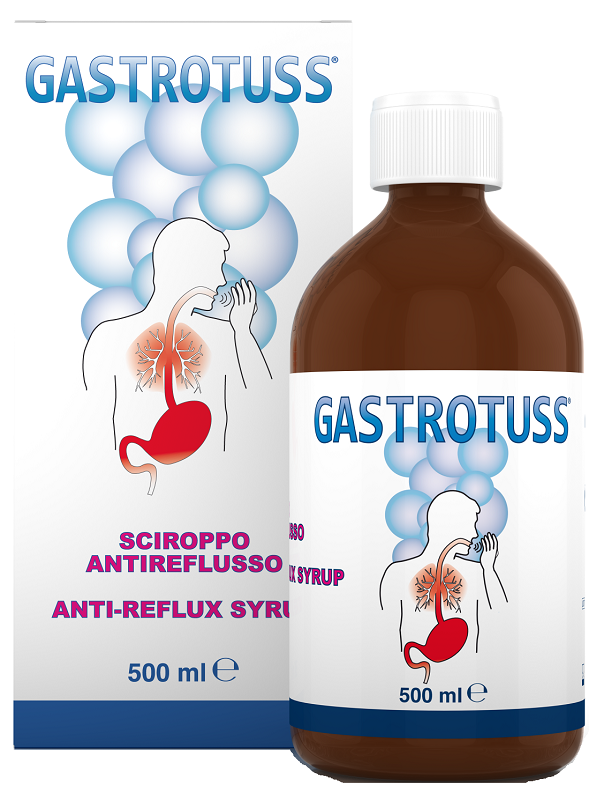 SCIROPPO ANTIREFLUSSO GASTROTUSS 500 ML - Antica Farmacia Ferrari
