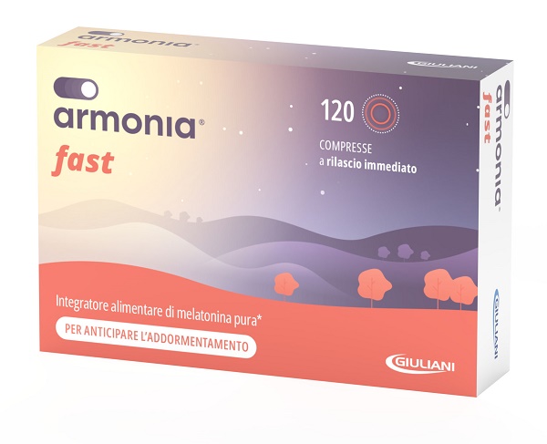 ARMONIA FAST 1 MG MELATONINA 120 COMPRESSE - Antica Farmacia Ferrari