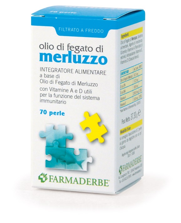 OLIO FEGATO DI MERLUZZO 200 PERLE - Antica Farmacia Ferrari