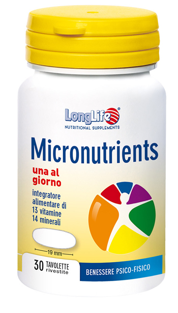 LONGLIFE MICRONUTRIENTS 30 TAVOLETTE - Antica Farmacia Ferrari