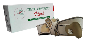 CINTO ERNIARIO IDEAL IN TESSUTO ELASTICO FORTE DESTRO GRIGIO FRANGIATO 105CM - Antica Farmacia Ferrari