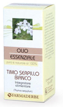 FARMADERBE OLIO ESSENZIALE TIMO SERPILLO BIANCO 10 ML - Antica Farmacia Ferrari