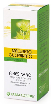 FARMADERBE RIBES NERO MACERATO GLICERINATO 50 ML - Antica Farmacia Ferrari