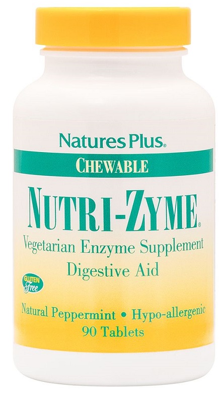 NUTRI ZYME ENZIMI 90 TAVOLETTE MASTICABILI - Antica Farmacia Ferrari