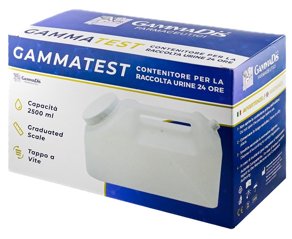 CONTENITORE STERILE PER LA RACCOLTA URINA GAMMASI 24H 2500 ML - Antica Farmacia Ferrari