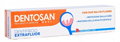 DENTOSAN EXTRAFLUOR DENTIFRICIO 75 ML - Antica Farmacia Ferrari