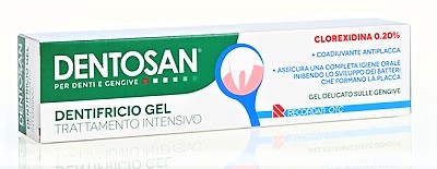 DENTOSAN GEL DENTIFRICIO CLOREXIDINA 0,2% 75 ML - Antica Farmacia Ferrari