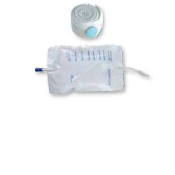 SACCA RACCOGLI URINA DA GAMBA PER INCONTINENZA IN PVC 750 ML TUBO RACCORDO DIRITTO 10 CM+RUBINETTO SCARICO+VALVOLA ANTIREFLUSSO+2 FASCE A BOTTONI 10 PEZZI - Antica Farmacia Ferrari