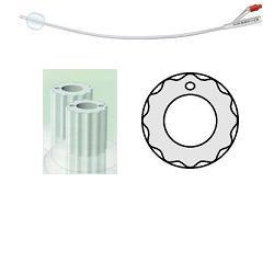 CATETERE VESCICALE IN SILICONE PROFILCATH PLUS SCANALATO 2 VIE CH14 LUNGHEZZA 31 CM PUNTA CILINDRICA 2 FORI CONTRAPPOSTI PALLONCINO 5 ML 1 PEZZO - Antica Farmacia Ferrari