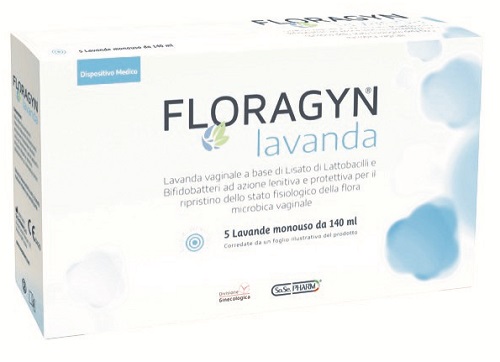 LAVANDA VAGINALE A BASE DI LATTOBACILLI LISATI FLORAGYN LAVANDA 140ML 5FLACONI - Antica Farmacia Ferrari