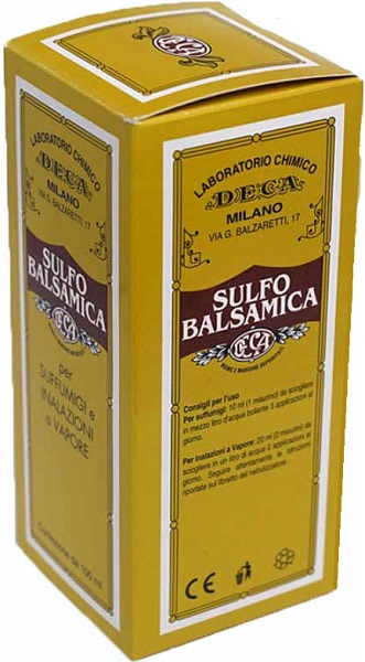 SULFO BALSAMICA SOLUZIONE VIE RESPIRATORIE SUPERIORI 100 ML - Antica Farmacia Ferrari