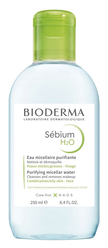 SEBIUM H2O DETERGENTE STRUCCANTE PELLE MISTA 250 ML - Antica Farmacia Ferrari