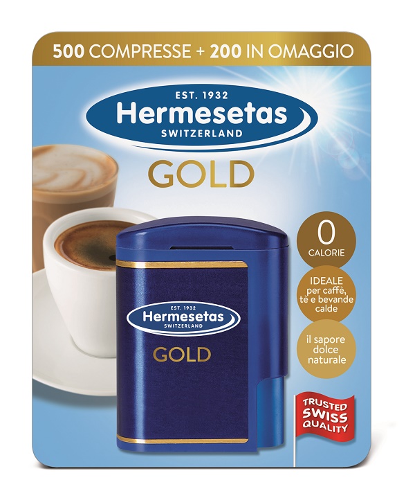 HERMESETAS GOLD 500+200 COMPRESSE 35 G - Antica Farmacia Ferrari