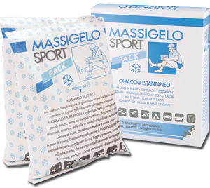GHIACCIO ISTANTANEO MASSIGELO SPORT PACK 2 BUSTE - Antica Farmacia Ferrari