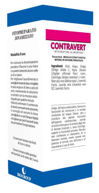 CONTRAVERT 50 ML SOLUZIONE IDROALCOLICA - Antica Farmacia Ferrari