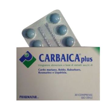 CARBAICA PLUS 30 COMPRESSE - Antica Farmacia Ferrari