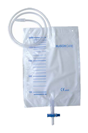 SACCA DI DRENAGGIO LETTO PER INCONTINENZA 2000ML IN PVC CON VALVOLA DI NON RITORNO E SCARICO CON TUBO DI RACCORDO 90CM 30 PEZZI RIUTILIZZABILE - Antica Farmacia Ferrari