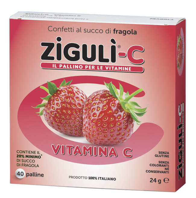 ZIGULI C FRAGOLA 40 CONFETTI 24 G - Antica Farmacia Ferrari