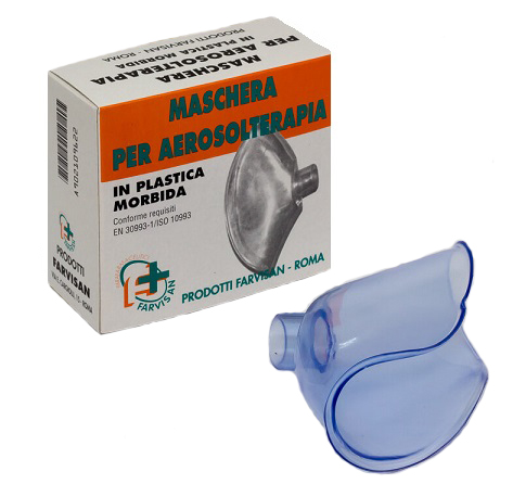MASCHERA MORBIDA. RICAMBIO PER AEROSOLTERAPIA - Antica Farmacia Ferrari