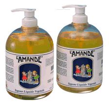 L'AMANDE MARSEILLE SAPONE LIQUIDO VEGETALE NON PROFUMATO 500 ML - Antica Farmacia Ferrari