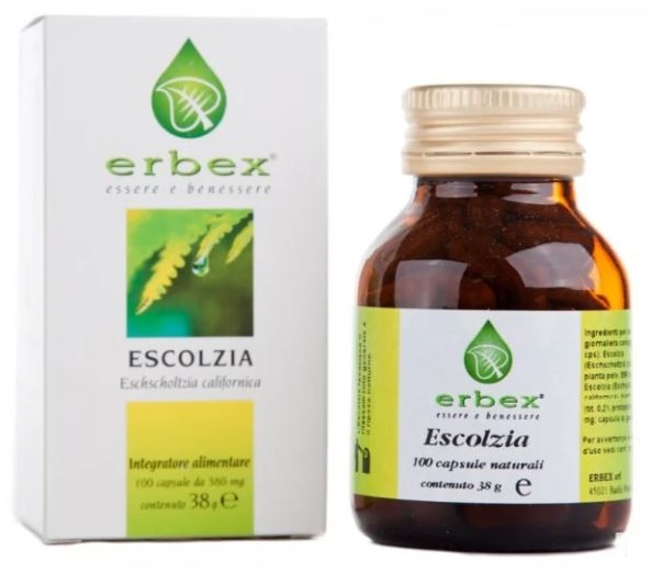 ESCOLZIA 100 CAPSULE 380MG - Antica Farmacia Ferrari