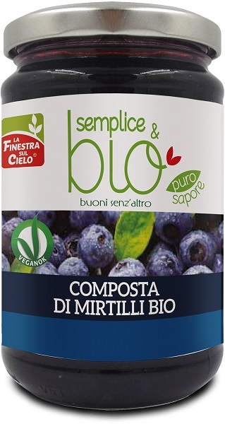 COMPOSTA DI MIRTILLI BIO CON POLPA DI MELA 320 G - Antica Farmacia Ferrari