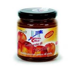COMPOSTA DI PESCHE BIO CON POLPA DI MELA 320 G - Antica Farmacia Ferrari