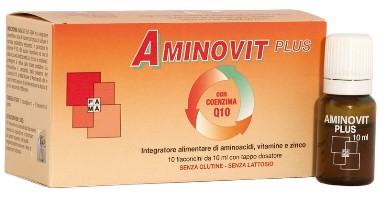 AMINOVIT PLUS COENZIMA Q10 10 FLACONCINI 10 ML - Antica Farmacia Ferrari