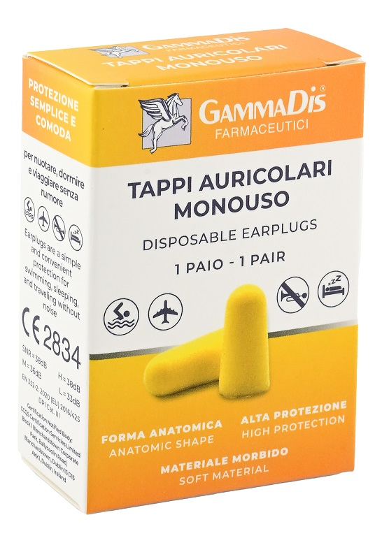 TAPPO AURICOLARE EAR GOMMAPIUMA 2 PEZZI - Antica Farmacia Ferrari