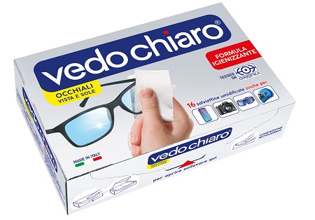 VEDOCHIARO OCCHIALI 16 SALVIETTE UMIDIFICATE - Antica Farmacia Ferrari