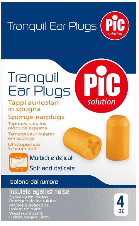 TAPPI AURICOLARI TRANQUIL IN SPUGNA 4 PEZZI - Antica Farmacia Ferrari