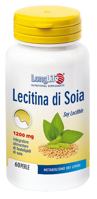LONGLIFE LECITINA SOIA 60 PERLE DI GELATINA DA 1,7 G - Antica Farmacia Ferrari