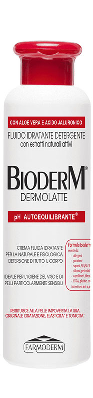 BIODERM DERMOLATTE CREMA FLUIDA 250 ML - Antica Farmacia Ferrari