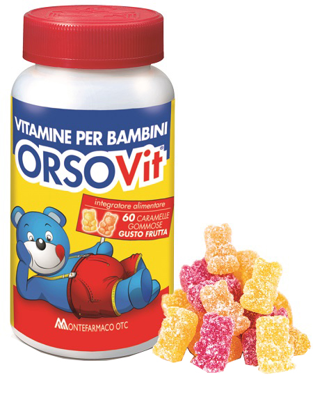 ORSOVIT CARAMELLE GOMMOSE VITAMINA BB SENZA GLUTINE 60 PEZZI - Antica Farmacia Ferrari