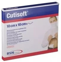 GARZA IDROFILA COMPRESSA CUTISOFT TESSUTO NON TESSUTO 10X10 CM 6 PEZZI - Antica Farmacia Ferrari