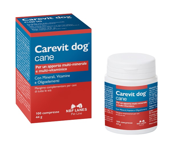 CAREVIT DOG FLACONE 100 COMPRESSE APPETIBILI - Antica Farmacia Ferrari