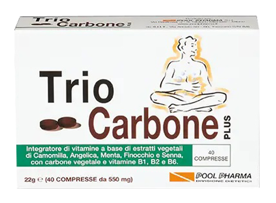TRIOCARBONE PLUS 40 COMPRESSE - Antica Farmacia Ferrari