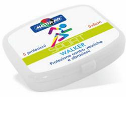 PROTEZIONE TALLONE VESCICHE E ABRASIONI MASTER-AID SPORT WALKER 5X5 5 PEZZI - Antica Farmacia Ferrari