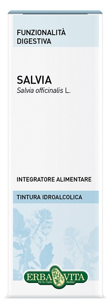 SALVIA FOGLIE TINTURA IDROALCOLICA 50 ML EBV - Antica Farmacia Ferrari