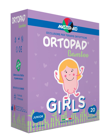 CEROTTO OCULARE PER ORTOTTICA ORTOPAD GIRLS JUNIOR 5X6,7 20 PEZZI - Antica Farmacia Ferrari