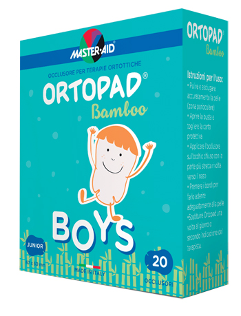 CEROTTO OCULARE PER ORTOTTICA ORTOPAD BOYS 5X6,7 CM 20 PEZZI - Antica Farmacia Ferrari